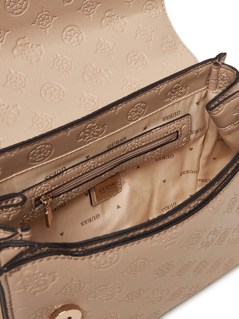 PHOEBE sac bandouli&egrave;re logo simplement taupe - Sacs pour Femme