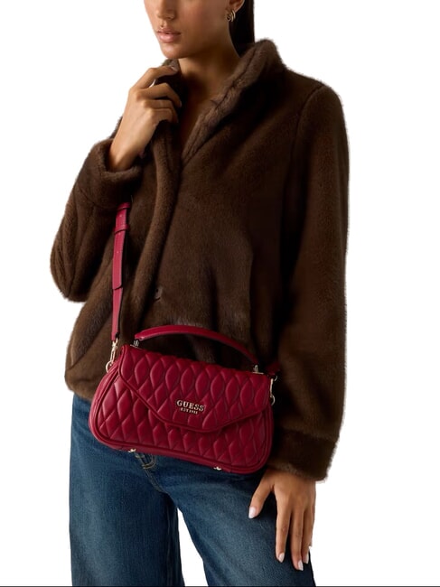 VALLA Sac à main avec bandoulière ROUGE - Sacs pour Femme