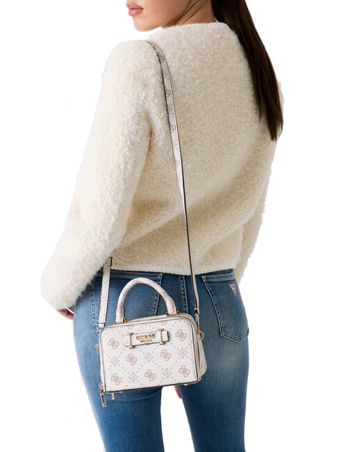 SILIA Micro sac à main, avec bandoulière logo vanille - Sacs pour Femme