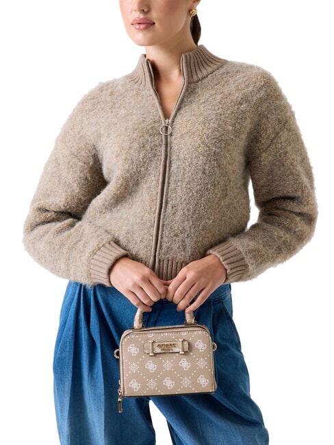 SILIA Micro sac &agrave; main, avec bandouli&egrave;re logo des biscuits - Sacs pour Femme