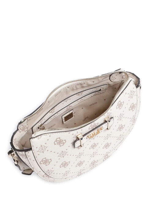 SILIA sac bandouli&egrave;re logo vanille - Sacs pour Femme