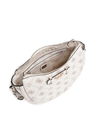 GUESS SILIA sac bandouli&egrave;re logo vanille - Sacs pour Femme - 3