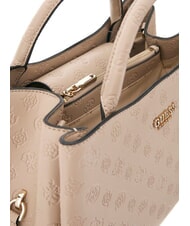 GUESS PHOEBE Sac &agrave; main avec bandouli&egrave;re logo simplement taupe - Sacs pour Femme - 4