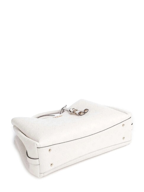 PHOEBE Sac &agrave; main avec bandouli&egrave;re logo blanc cass&eacute; - Sacs pour Femme