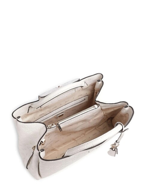 PHOEBE Sac &agrave; main avec bandouli&egrave;re logo blanc cass&eacute; - Sacs pour Femme