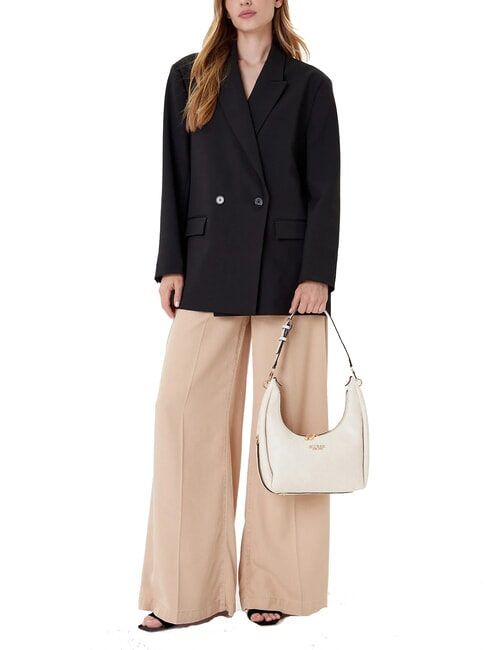 PHOEBE Sac &agrave; bandouli&egrave;re logo blanc cass&eacute; - Sacs pour Femme