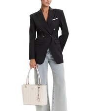 GUESS ALDINA  Sac &agrave; bandouli&egrave;re OFFWHITE - Sacs pour Femme - 5