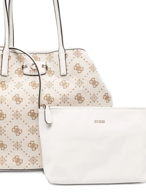 NEDA sac bandoulière logo blanc cassé - Sacs pour Femme