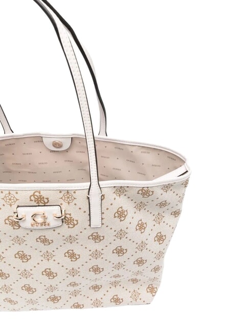 NEDA sac bandoulière logo blanc cassé - Sacs pour Femme