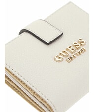 GUESS LAUREL 2  Petit portefeuille ivoire - Portefeuilles Femme - 3