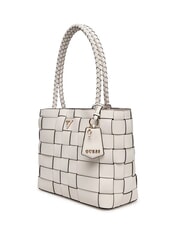 GUESS MAYLEE Sac de courses tiss&eacute; OFFWHITE - Sacs pour Femme - 2
