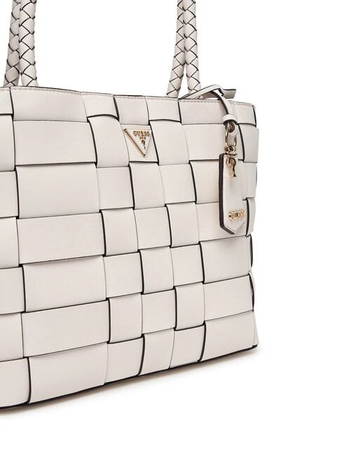 MAYLEE Sac de courses tiss&eacute; OFFWHITE - Sacs pour Femme