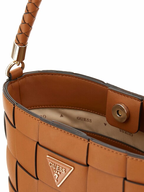 MAYLEE Mini sac bandoulière seau sac fourre-tout albury caramel - Sacs pour Femme