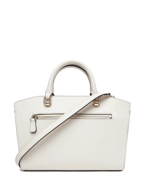 QUEENSLAND Sac &agrave; main avec bandouli&egrave;re blanc cass&eacute;/taupe - Sacs pour Femme