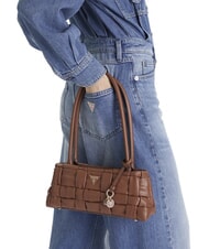 GUESS MARION sac bandoulière COGNAC - Sacs pour Femme - 5