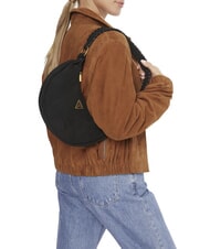 GUESS AMITA Sac bandouli&egrave;re en cuir NOIR - Sacs pour Femme - 5