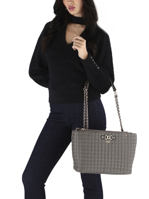 NADIRA sac à bandoulière ardoise - Sacs pour Femme