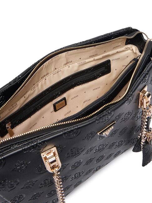 TISHA sac bandoulière logo noir - Sacs pour Femme