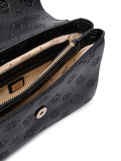 TISHA Sac à main avec bandoulière logo noir - Sacs pour Femme