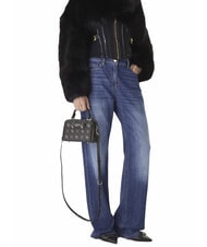 GUESS SILIA Micro sac à main, avec bandoulière logo express - Sacs pour Femme - 5