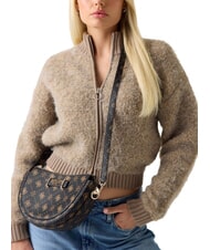 GUESS SILIA sac bandoulière logo express - Sacs pour Femme - 4