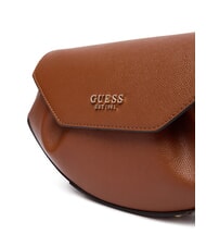 GUESS AMORETTE sac bandouli&egrave;re COGNAC - Sacs pour Femme - 4