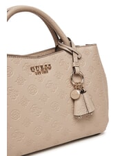 GUESS PHOEBE Sac à main avec bandoulière logo simplement taupe - Sacs pour Femme - 3