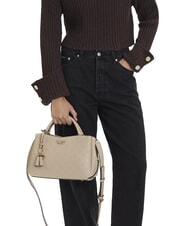 GUESS PHOEBE Sac à main avec bandoulière logo simplement taupe - Sacs pour Femme - 5