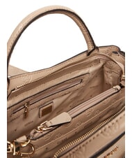 GUESS PHOEBE Sac à main avec bandoulière logo simplement taupe - Sacs pour Femme - 6