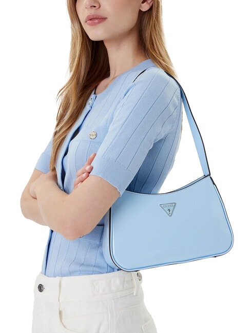 ARNELA Sac &agrave; bandouli&egrave;re brillant bleu ciel - Sacs pour Femme