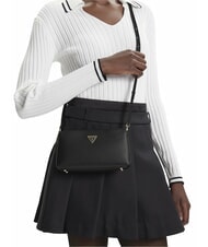 GUESS TALENT sac bandoulière NOIR - Sacs pour Femme - 5