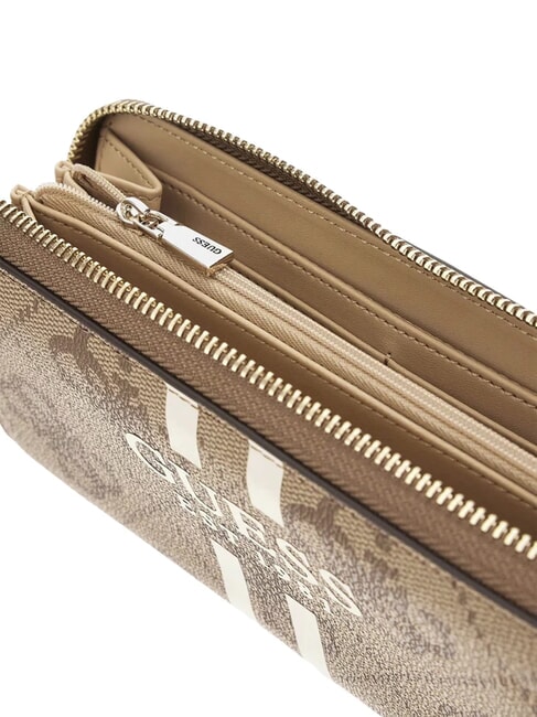 LAUREL 2 Grand portefeuille zipp&eacute; LOGO DE LAIT - Portefeuilles Femme