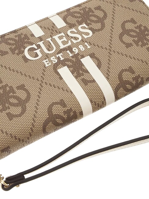 LAUREL 2 Grand portefeuille zipp&eacute; LOGO DE LAIT - Portefeuilles Femme