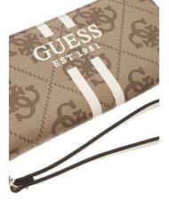 GUESS LAUREL 2 Grand portefeuille zipp&eacute; LOGO DE LAIT - Portefeuilles Femme - 3