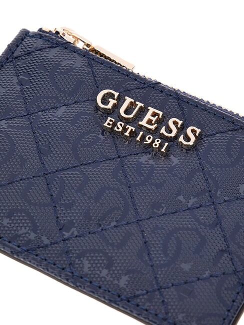 IDRA Porte-cartes plat avec fermeture &eacute;clair minuit - Portefeuilles Femme