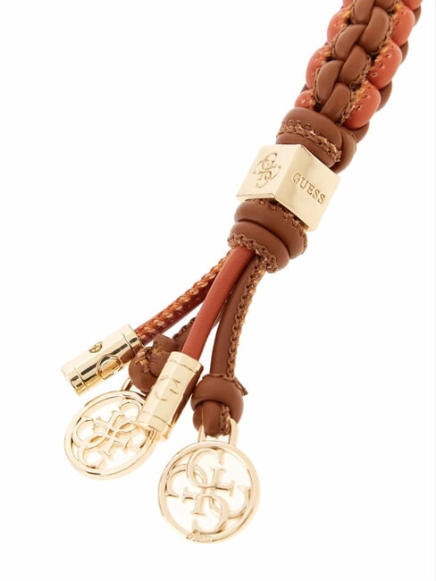 4G LOGO Porte-cl&eacute;s avec breloques COGNAC MULTI - Porte-cl&eacute;s