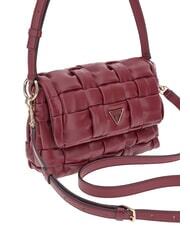 GUESS MARION Sac bandoulière tissé avec bandoulière ROUGE - Sacs pour Femme - 3