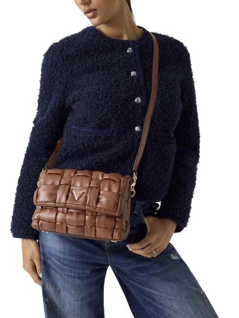 MARION Sac bandoulière tissé avec bandoulière ROUGE - Sacs pour Femme