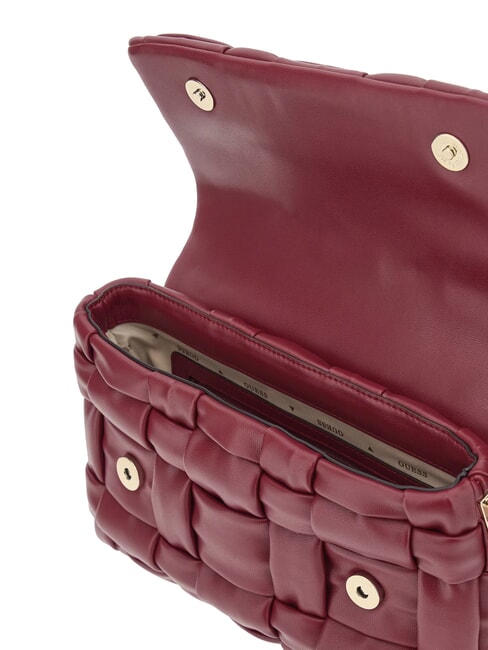 MARION Sac bandoulière tissé avec bandoulière ROUGE - Sacs pour Femme