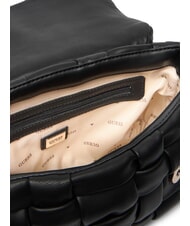 GUESS MARION Sac bandoulière tissé avec bandoulière NOIR - Sacs pour Femme - 6