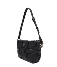 GUESS MARION sac bandouli&egrave;re tiss&eacute; NOIR - Sacs pour Femme - 2