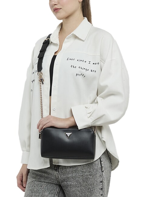 DARYNA Petit sac bandouli&egrave;re NOIR - Sacs pour Femme