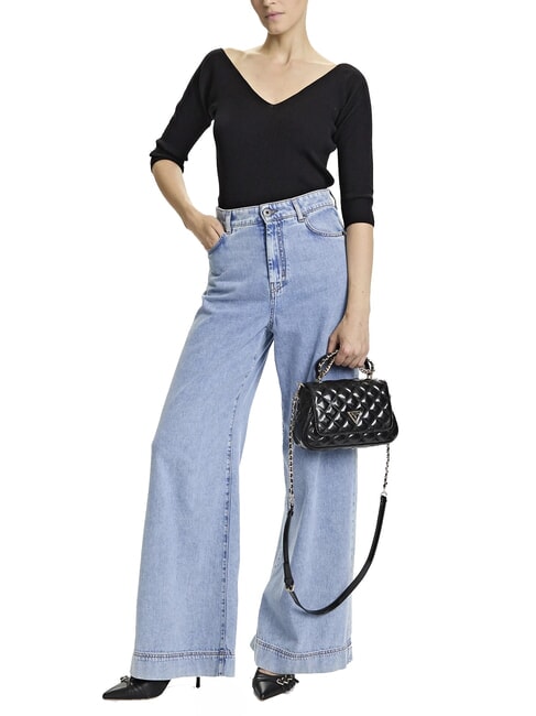 GIULLY Sac à main matelassé avec bandoulière NOIR - Sacs pour Femme