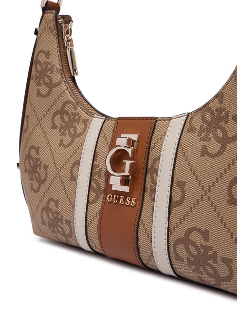 ERENIA Sac bandouli&egrave;re avec logo 4G int&eacute;gral LOGO DE LAIT - Sacs pour Femme