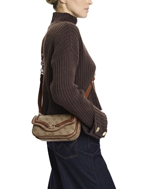 DEA Petit sac bandoulière à rabat LOGO DE LAIT - Sacs pour Femme