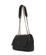 GUESS EVERLEE Sac bandoulière matelassé, sac porté croisé NOIR - Sacs pour Femme - 2