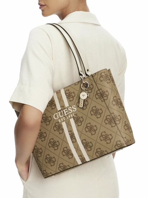 NOELLE Sac cabas imprimé à bandoulière LOGO DE LAIT - Sacs pour Femme