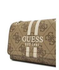 GUESS NOELLE 2 Sac bandoulière logoté, sac porté croisé LOGO DE LAIT - Sacs pour Femme - 3