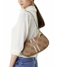 GUESS NOELLE Sac bandoulière à logo imprimé LOGO DE LAIT - Sacs pour Femme - 5