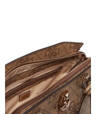 GUESS QUEENSLAND Sac à main imprimé logo 4G LOGO DE LAIT - Sacs pour Femme - 6